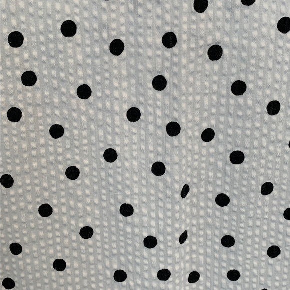 Tulip Sundress White with Black Polka Dots Large - Picture 6 of 6